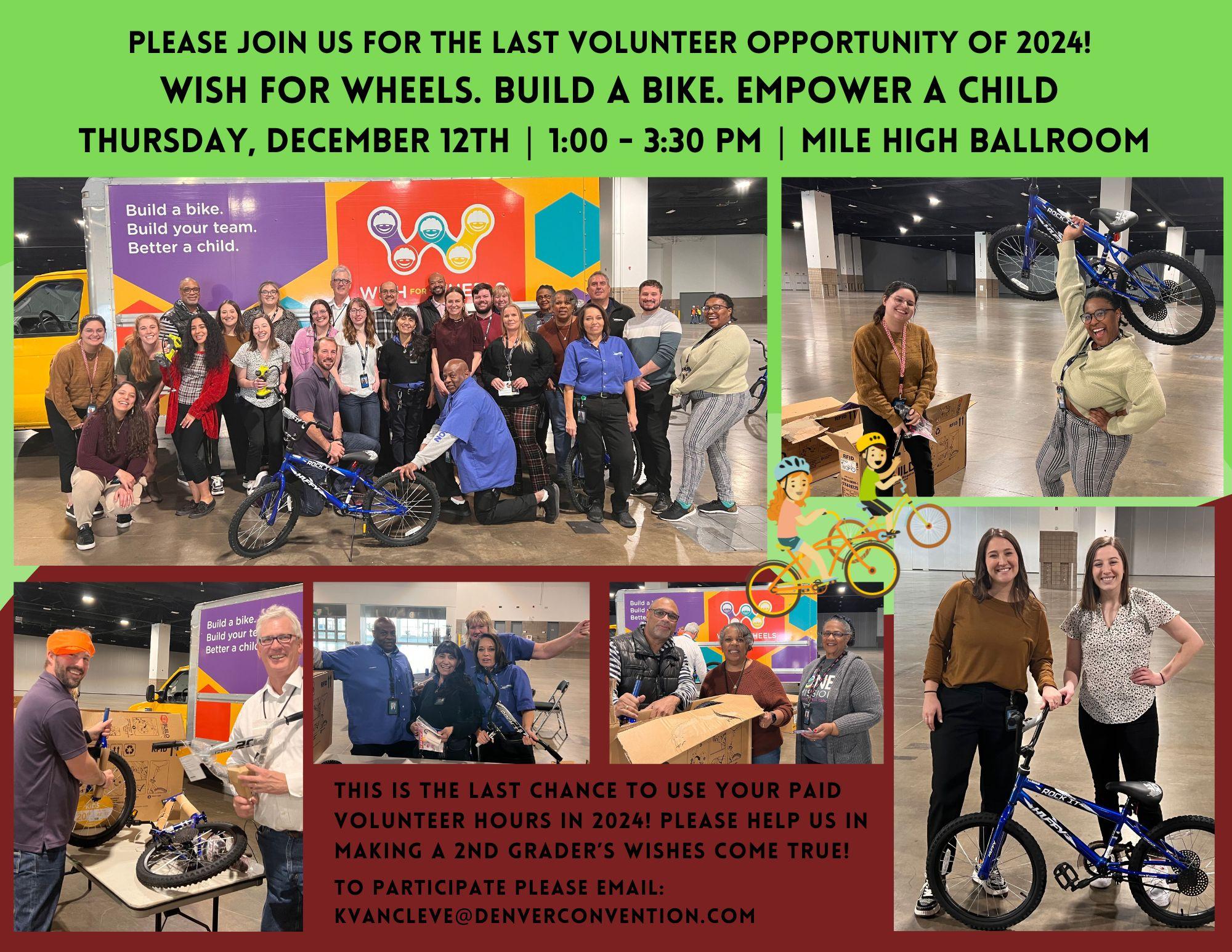 Volunteer Opportunity Wish For Wheels